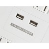 Monoprice Power & Surge - 12 Outlet Surge Protector Power Strip with 2 Built In 2.1A USB Charger Ports - 6 Feet - White | Cord UL Rated, 4, 230 Joules - 3 of 4