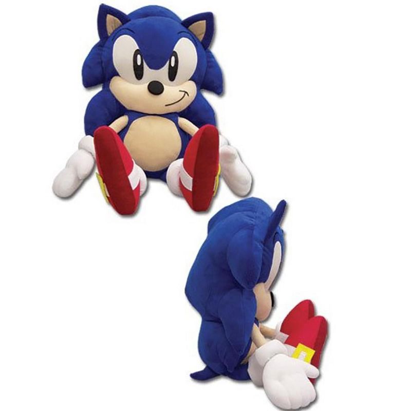 Great Eastern Entertainment Co. Sonic the Hedgehog 24 Inch Sonic Cuddle Plush Pillow, 1 of 2