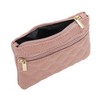 Unique Bargains Argyle Two Zippers Coin Purse Wallet 1 Pc - 3 of 4