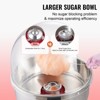 VEVOR Electric Cotton Candy Machine, 1000W Candy Floss Maker, Commercial Cotton Candy Machine with Cover, Stainless Steel Bowl, and Sugar Scoop(Red) - 3 of 4