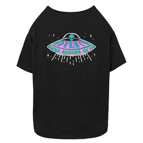 Lost Gods Groovy Alien Ship Dog T-Shirt - image 1 of 4