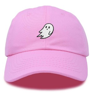 Dalix Ghost Embroidered Mens Womens Cotton Dad Hat Baseball Cap Adjustable - 1 of 4