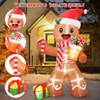 8FT Gingerbread Man Christmas Inflatables, Christmas Inflatables Outdoor Decorations - 4 of 4