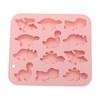 Unique Bargains Candy Making Moulds 12-Cavity Dinosaur Candy Mould Hand Wash 6.54"x5.79"x0.71" 1 Pc - 3 of 4