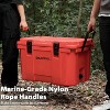 Hooure 60 Quart Cooler with Wheels, Ice Chests Portable Camping Cooler Holds Ice up to 6 Days, Leak-Proof Outdoor Insulated Cooler with Handle - 4 of 4