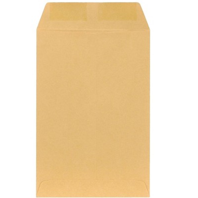 MyOfficeInnovations 6-1/2" x 9-1/2" Brown Kraft Catalog Envelopes 100/Box (534701/17096)