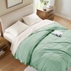 Soft Cozy Throw Blanket for All Seasons, Lightweight 100% Polyester Microfiber Bed Blanket, Seafoam, King - 4 of 4