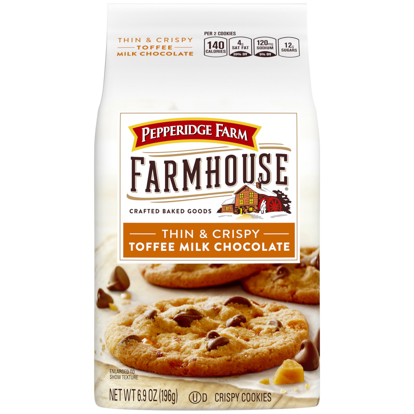 Thin & Crispy Toffee Milk Chocolate Cookies