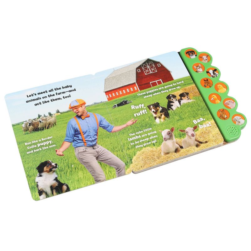 Blippi: Baby Farm Animals - (10-Button Sound Books) by  Editors of Studio Fun International (Board Book), 3 of 5