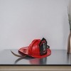HomeRoots 8" Red and Black Metal Fireman Hand Painted Figurine - 2 of 4