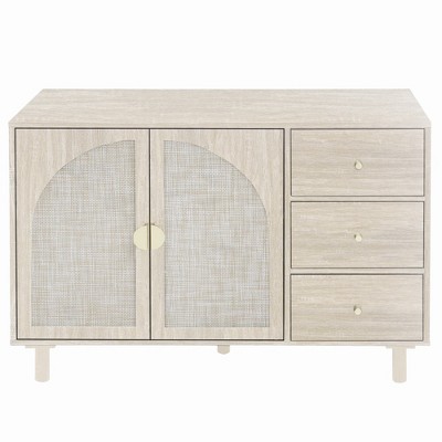 Bella Depot 44.49''W 2 Door 3 Drawer Cabinet