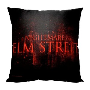 Warner Bros. Nightmare on Elm Street Title Throw Pillow 18x18 Inches - 1 of 2
