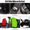 Ride On Go Kart for Kids, 8MPH Fast Drifting Circling Car, Adjustable Seat Electric Ride Toy, Max Load 135lbs, Racing Toy for Kids 6+ Years - 2 of 4