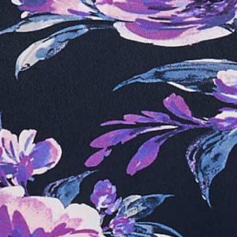 formal navy floral