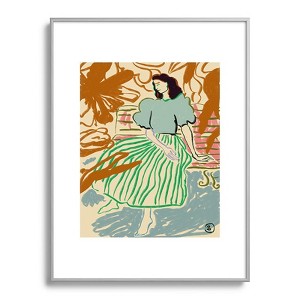 sandrapoliakov FIRST WARM DAY AFTER WINTER Metal Framed Art Print - Deny Desings - 1 of 3