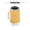 Unique Bargains 100 Pieces 80 Grit Sanding Bands Set with Free Box Drum Sander Sanding Sleeves for Nail Sanding Tools Light Yellow - 4 of 4