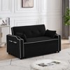 LOVMOR Sofa Bed, 3 in 1 Convertible Sofa Chair Bed, Adjustable Backrest Chair, Chaise Lounge with USB Ports, Cup Holder, Side Pocket - 2 of 4
