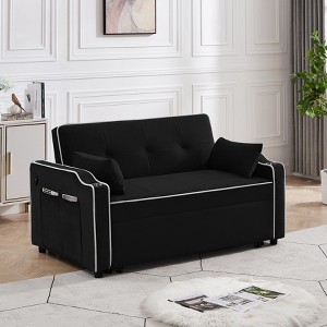 TiramisuBest Sofa Bed, Modular Sectional Sofa with Storage, Sideboard Buffet Style Design for Living Room - 1 of 4