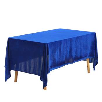 Unique Bargains Rectangle Wrinkle Resistant Washable Polyester Table Cover 1 Pc