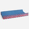 Bacati - MixNMatch Navy/Red Pin Dots Changing Pad Cover - 3 of 4