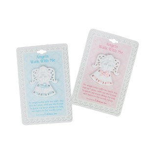Roman Club Pack of 24 Angel Boy/Girl Porcelain 2" Pins #46724 - 1 of 1