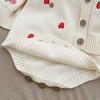 MyKids-Usa Baby Girl Embroidered Pattern Sleeveless Onesie - 4 of 4