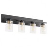 Quorum Lighting Carter 4 - Light Vanity in  Matte Black - 3 of 4