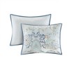 Lyngins 8-Piece Reversible Cotton Floral Printed Comforter Set – Shabby Chic Medallion & Geo Prints, Oeko-Tex Certified, Queen Bedding Set - 4 of 4