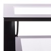 Aiden 3-in-1 Flat Panel Media TV Stand - Black - SEI - 4 of 4