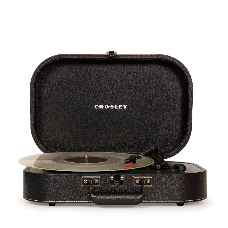 Crosley Discovery Portable Bluetooth Record Player Turntable - CR8009A-BK - Black, 1 of 6