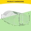 Acekool Large Metal Chicken Coop, 9.8’ x 6.5’ Walk-In Poultry Cage with Waterproof & UV Cover, Secure Outdoor Pen for Chickens, Ducks, Rabbits - 2 of 4