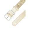 INSPIRE CHIC Women's Skinny Single Pin Buckle PU Casual Shiny Waist Belt - 2 of 4