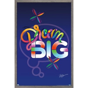 Trends International Jason Naylor - Dream Big Framed Wall Poster Prints - 1 of 4