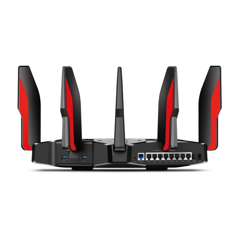 TP-Link Archer C5400X Tri Band Wi-Fi Gaming Router MU-MIMO Wireless Router Black Manufacturer Refurbished, 3 of 4