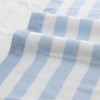 Unique Bargains Cotton Stripe Print Lightweight Highly Absorbent Bath Towel for Gym SPA Yoga 2 Packs - 2 of 4