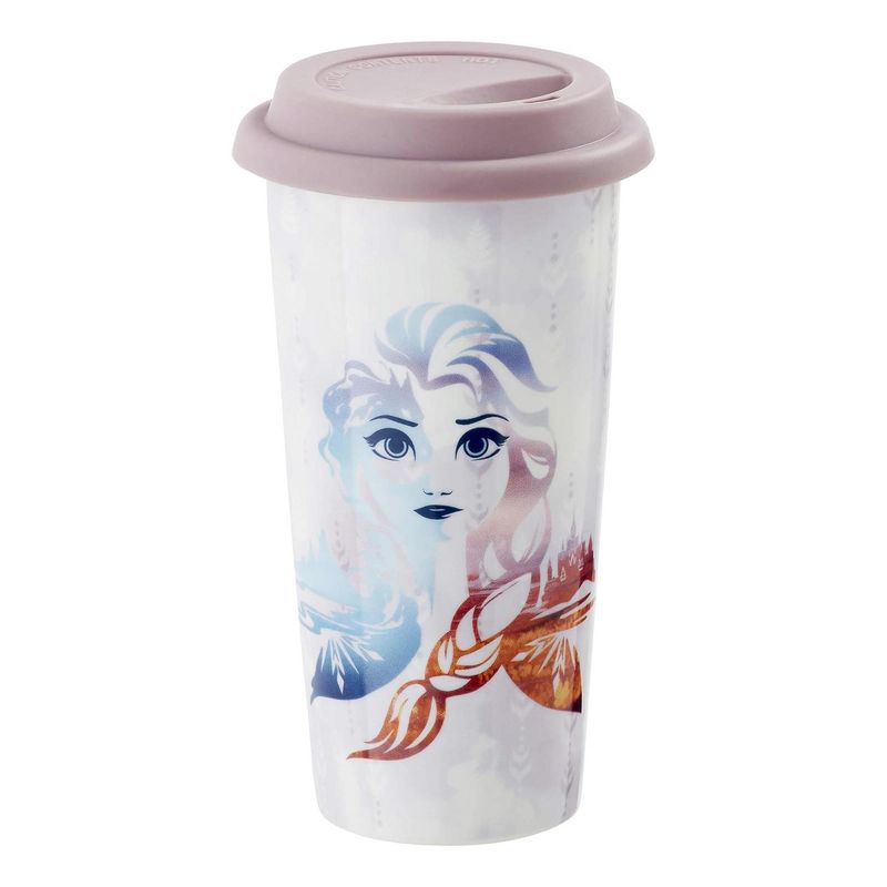 Funko Funko Disney Frozen 2 Elsa 16oz Travel Mug w/ Lid, 1 of 4