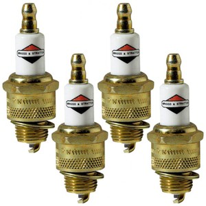 Briggs and Stratton 4 Pack Genuine OEM Spark Plugs for 126M02-0015-F1 Engine # 796560-4PK - 1 of 1