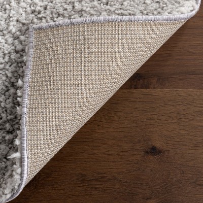 Kerra Gray Solid Polyester Stain-Resistant Runner Rug 2'8" x 8'