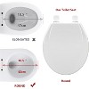Toilet Seat Round,/Elongated Toilet Lid Soft-Slow Close, Heavy Duty Toilet Seat, Easy to Install, Universal Fit - 4 of 4