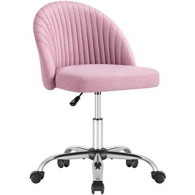 LACOO Vanity Chairs Adjustable Shell-Shaped Chair