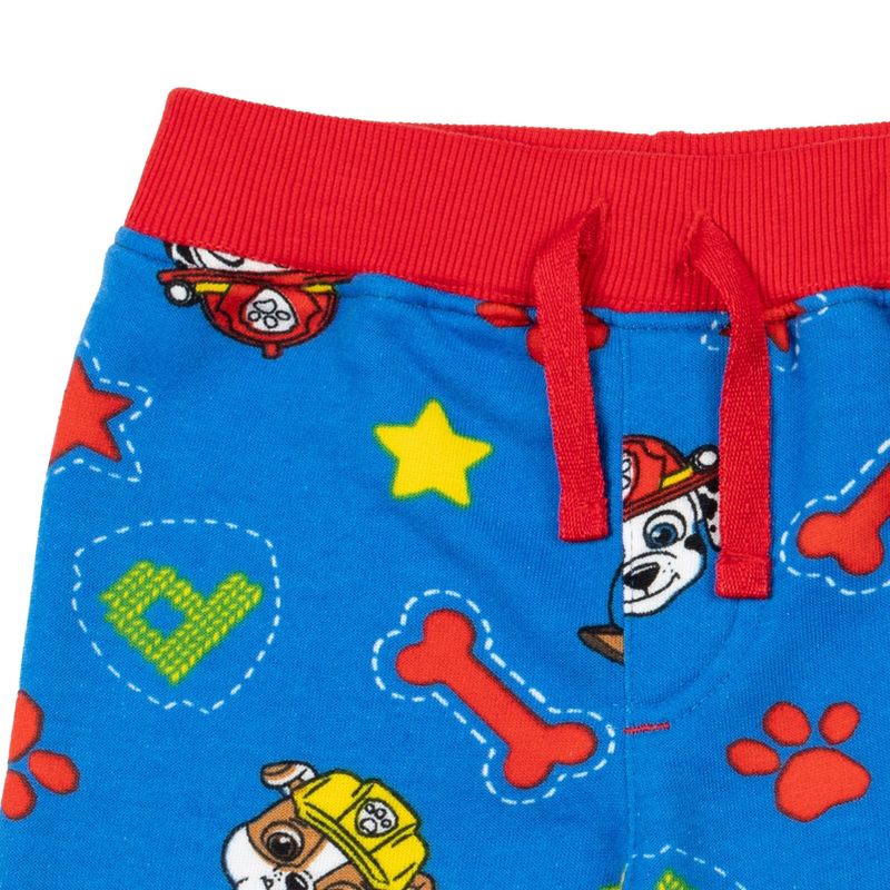 Paw Patrol Rubble Marshall Chase Fleece 2 Pack Shorts Set Toddler , 4 of 8