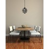 Elegant Lighting Levante 1 light pendant in black - 2 of 4