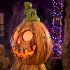 8.5 ft Halloween Classics Giant-Sized LED Jack-O-Lanterns Stack The Home Accents Holiday - 3 of 4
