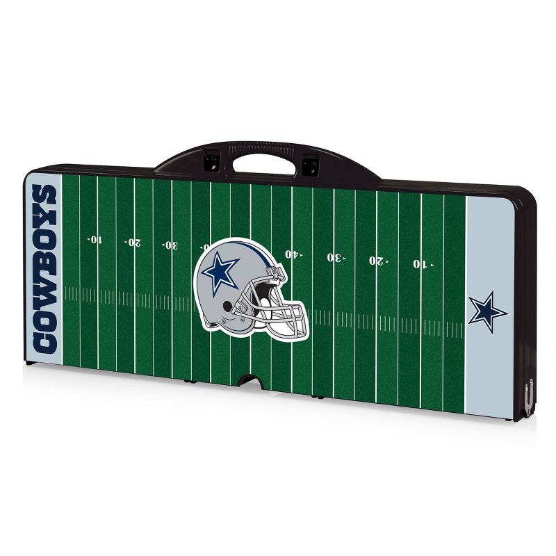 NFL Dallas Cowboys Portable Folding Table with Seats, 3 of 5