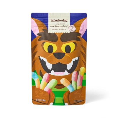 Halloween Freeze Dried Candy Worms - 3oz - Favorite Day™