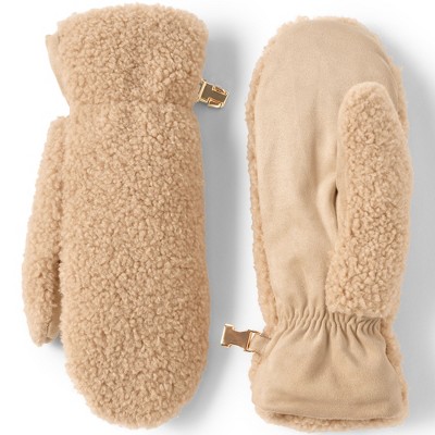 Lands' End Women's High Pile Mittens