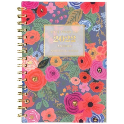 2022 Weekly/Monthly Small Poly 5.5"x8.5" Garden Party - Rifle Paper Co. for Cambridge