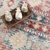 Hauteloom Bindi Blue & Rose Area Rug - 4 of 4