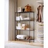 HONGGE 4-Tier Adjustable Metal Storage Shelf, Heavy-Duty Wire Rack with 440 lbs Capacity - 3 of 4