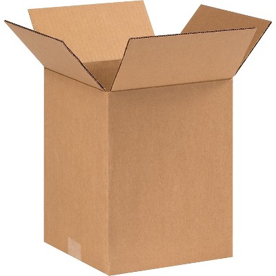The Packaging Wholesalers 9" x 9" x 10" Shipping Boxes 32 ECT Brown 25/Bundle (9910) BS090910